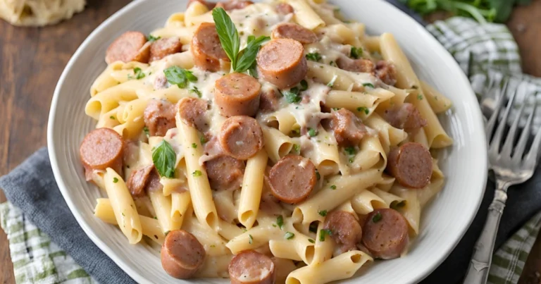 smoked sausage pasta