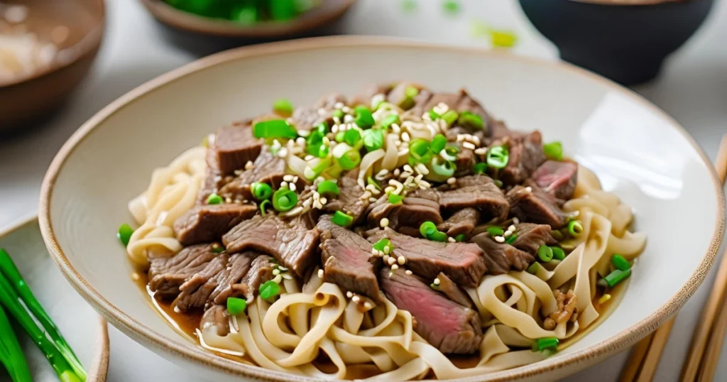 beef and noodles
