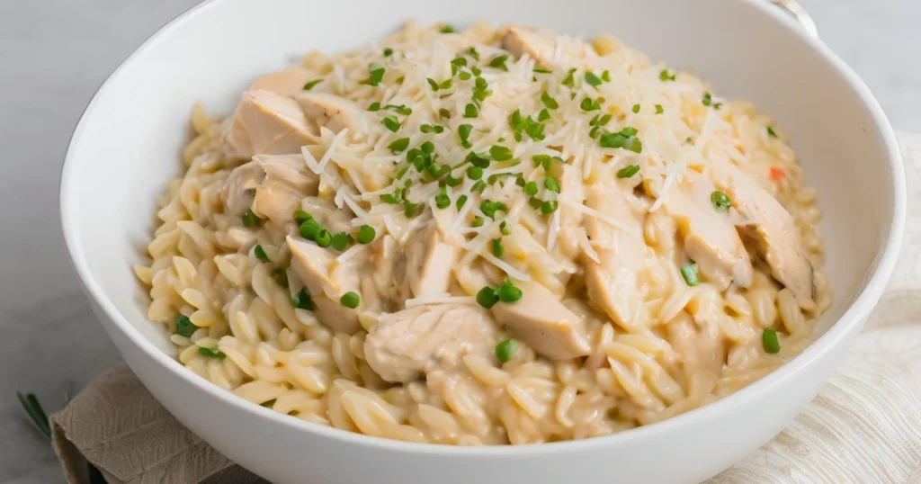 Creamy Chicken Orzo