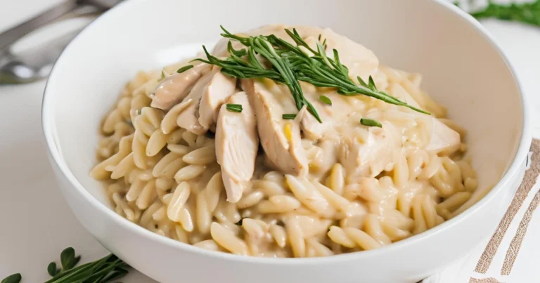 Creamy Chicken Orzo