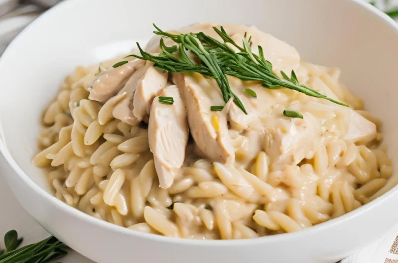 Creamy Chicken Orzo Recipe – The Best One-Pot Meal