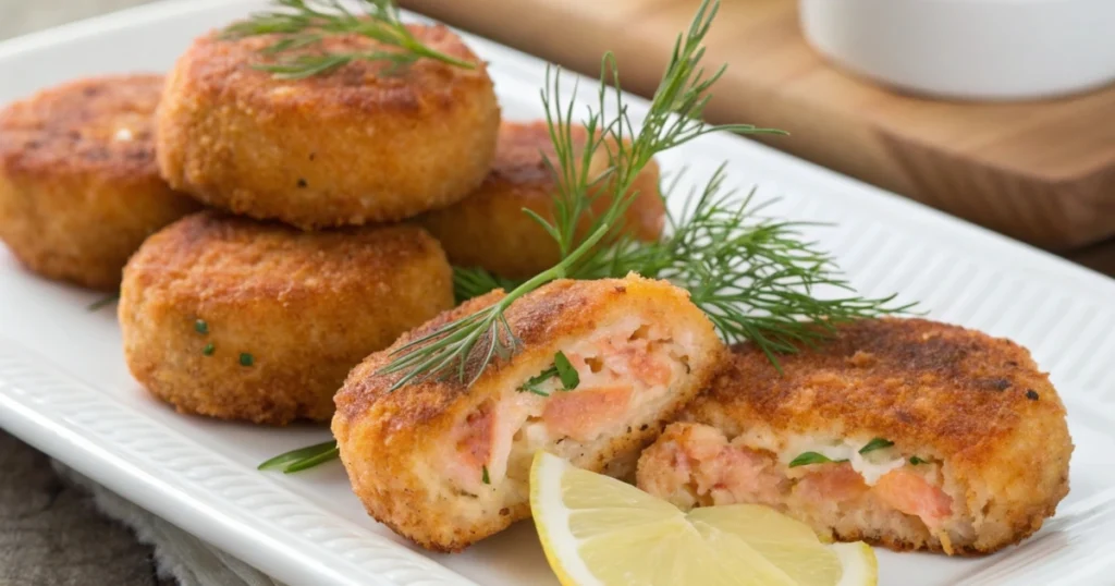 salmon croquettes
