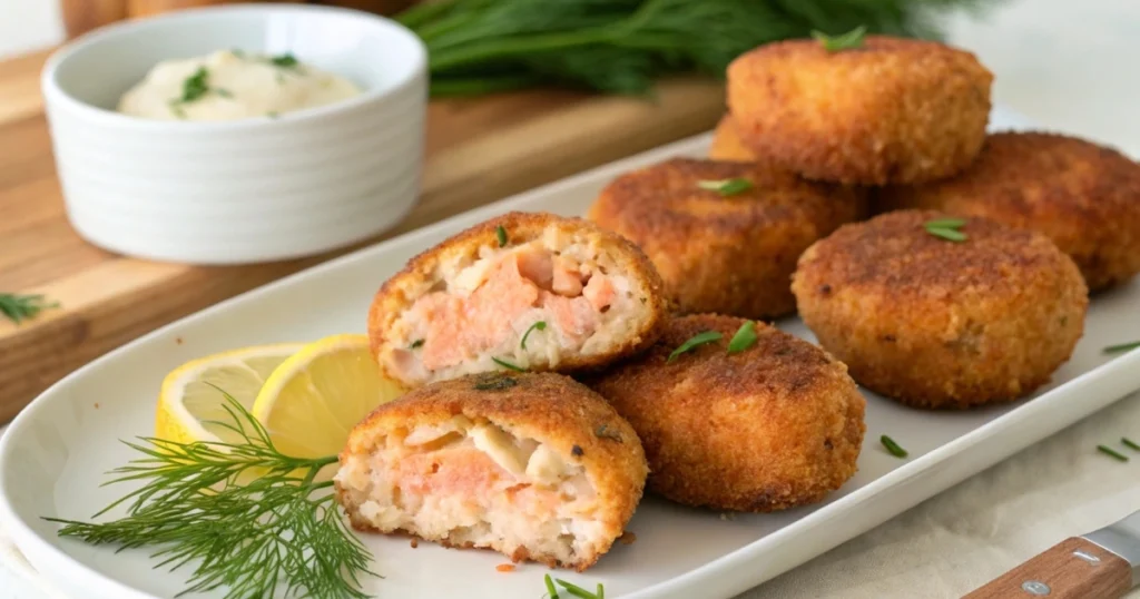 salmon croquettes
