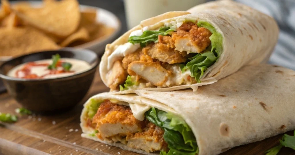 Cheesy Chicken Ranch Wraps