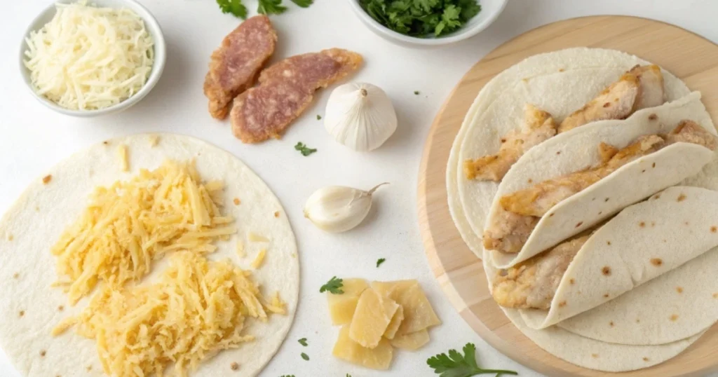 Cheesy Chicken Ranch Wraps