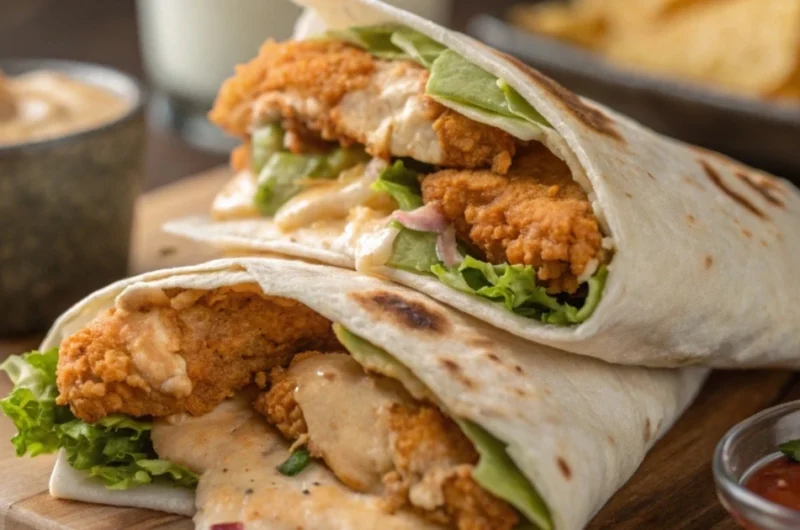 Cheesy Chicken Ranch Wraps – Irresistibly Creamy & Loaded with Flavor!