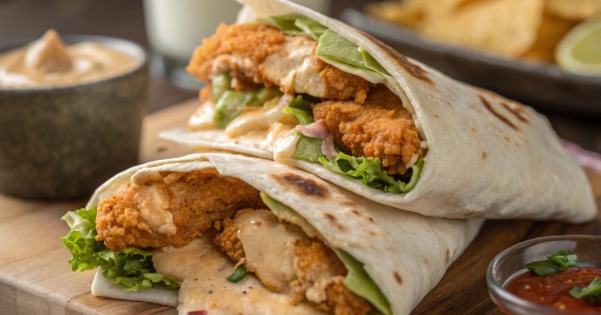 Cheesy Chicken Ranch Wraps