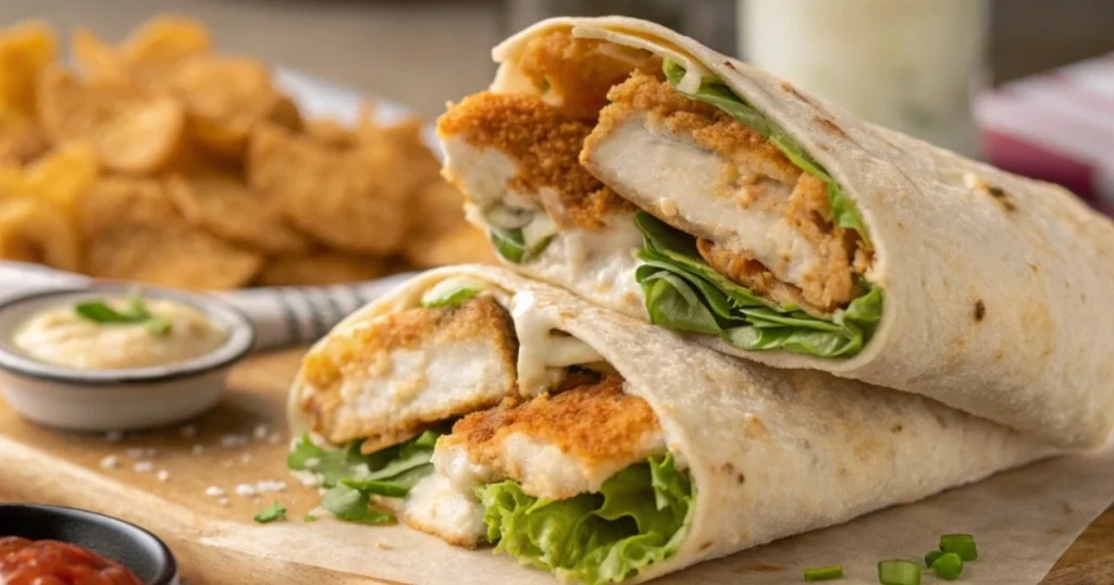 Cheesy Chicken Ranch Wraps