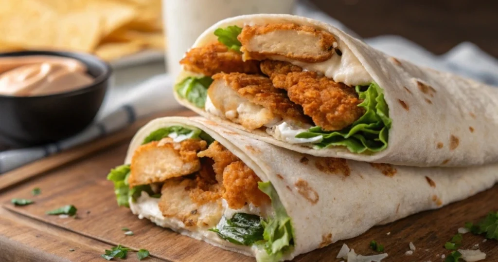 Cheesy Chicken Ranch Wraps