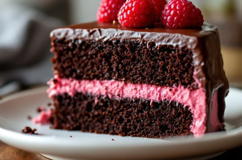 Irresistible Chocolate Raspberry Cake: A Slice of Pure Bliss