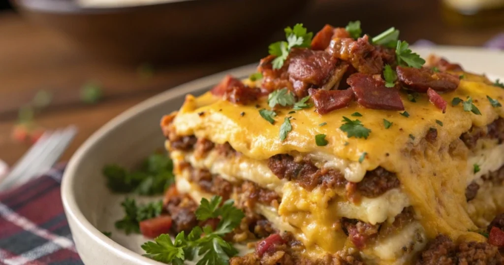 Loaded Meatloaf Casserole