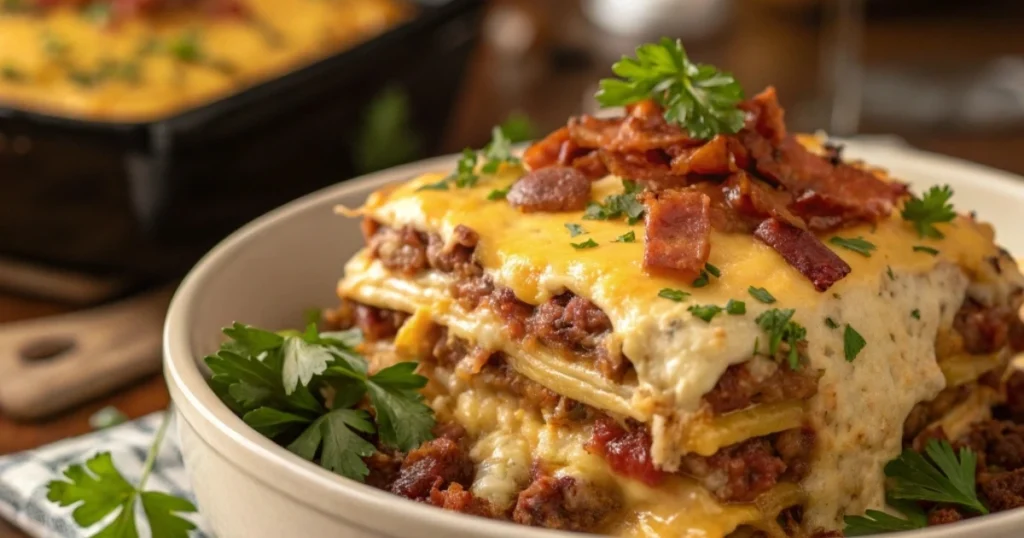 Loaded Meatloaf Casserole