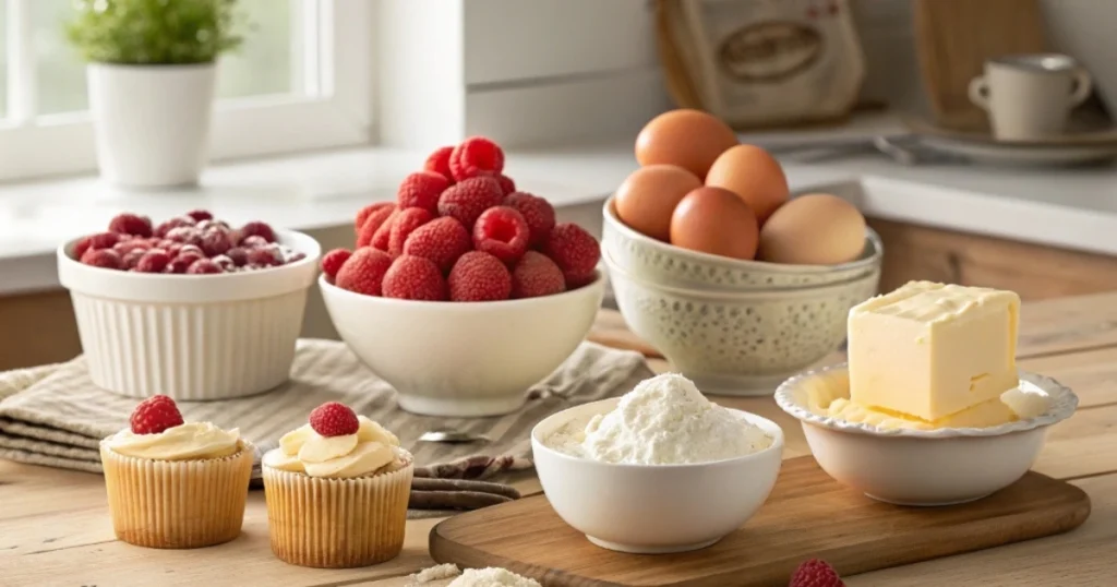 Raspberry Cheesecake Cupcakes