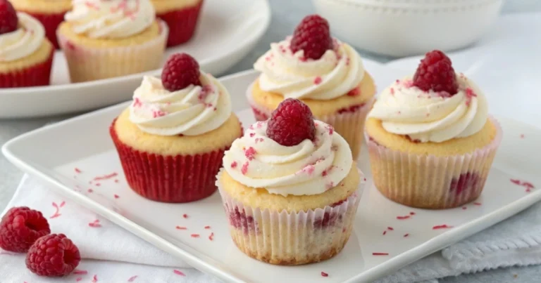 Raspberry Cheesecake Cupcakes