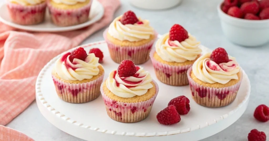 Raspberry Cheesecake Cupcakes