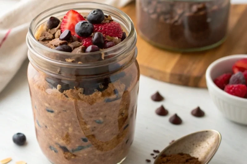 Chocolate Overnight Oats Recipe | Easy, Healthy & Delicious Breakfast