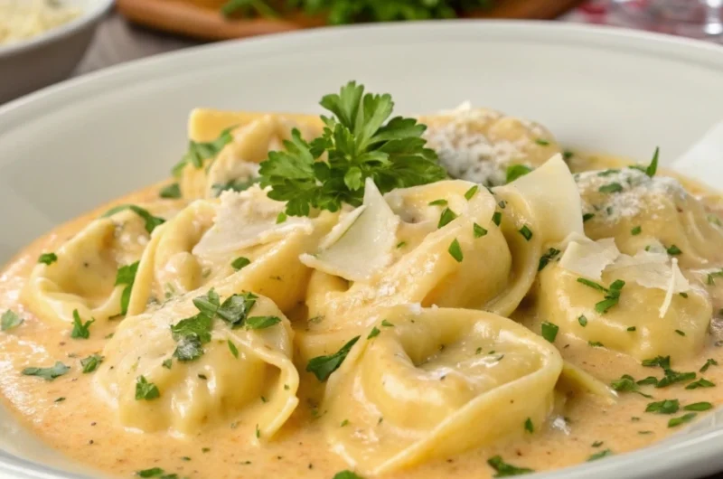 Creamy Cheese Tortellini Alfredo – Easy & Delicious Recipe