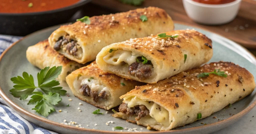 Stuffed Cheesy Breadsticks